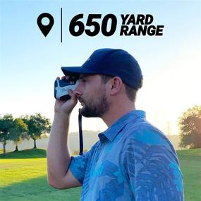 img 1 attached to 🏌️ Blue Tees Golf Series 1: Powerful 650 Yards Range Laser Rangefinder with Slope Measurement, Flag Lock Technology, and 6X Magnification