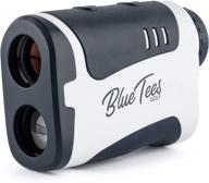 🏌️ blue tees golf series 1: powerful 650 yards range laser rangefinder with slope measurement, flag lock technology, and 6x magnification logo