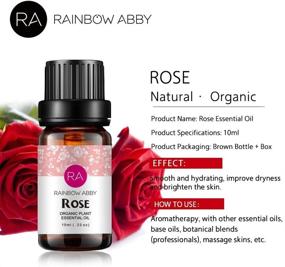 img 3 attached to 🌹 100% Pure Rose Essential Oil: Aromatherapy Delight for Diffusion, Massage, Skin Care - 2 Bottles x 10 mL