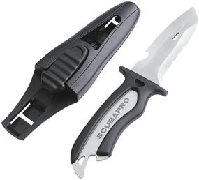 img 1 attached to 🔪 Scubapro Mako Titanium Diving Knife - 3.5-Inch Blade for Scuba Diving, Snorkeling & Water Sports