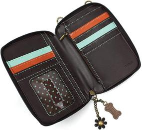 img 3 attached to 👜 Multicolor Leather Crossbody Purse: Adjustable Women's Handbags & Wallets