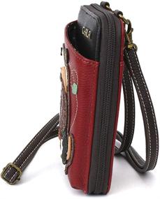 img 1 attached to 👜 Multicolor Leather Crossbody Purse: Adjustable Women's Handbags & Wallets