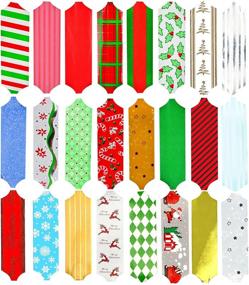 img 1 attached to 🎁 48 Christmas Gift Wrap Pull Bows (5” Wide) with Ribbon for Boxing Day Decorations & Holiday Present Wrapping