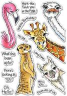 🦒 animals watching you metal cutting dies diy die-cuts and clear rubber stamps set for stamping, scrapbooking, embossing, stenciling, albums, gift cards, home decoration, and paper crafts logo