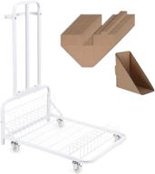 katai - canvas keeper rack transporter for picture frames - artwork storage trolley caddy ideal for transporting and organizing art and project supplies. includes 24 frame protectors logo