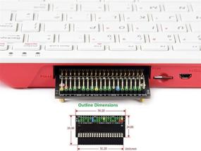 img 2 attached to 🔌 Расширение Ultimate Raspberry Pi 400: адаптер GPIO-разъема 40 PIN с цветовой разметкой для простого подключения