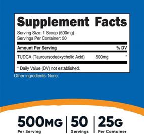 img 3 attached to High-Quality Nutricost Tudca Powder 25g - Gluten-Free, Non-GMO Supplement for Optimal Health