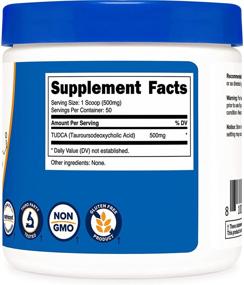 img 1 attached to High-Quality Nutricost Tudca Powder 25g - Gluten-Free, Non-GMO Supplement for Optimal Health