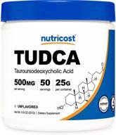 high-quality nutricost tudca powder 25g - gluten-free, non-gmo supplement for optimal health logo