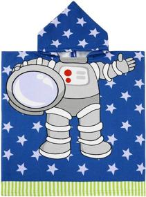 img 3 attached to Hooded Towels Microfiber Toddler Astronaut
