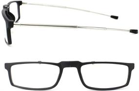 img 2 attached to 👓 Складные очки для чтения: удобные складные портативные чтецы с чехлом - 2 пары 1.50 для мужчин и женщин