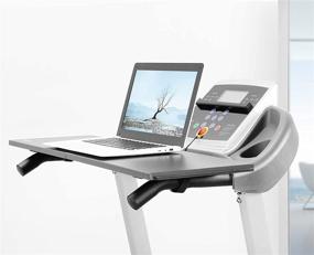 img 3 attached to 🏃 VIVO Treadmill Desk Stand-TDML2: Ergonomic Platform for Notebooks, Tablets, Laptops, and More, Universal Workstation with Handlebar Compatibility up to 31 inches