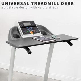 img 2 attached to 🏃 VIVO Treadmill Desk Stand-TDML2: Ergonomic Platform for Notebooks, Tablets, Laptops, and More, Universal Workstation with Handlebar Compatibility up to 31 inches