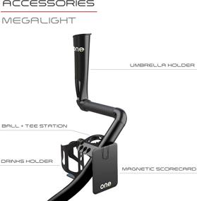 img 1 attached to Enhance Your Golfing Experience with the Red 3-Wheel Golf Trolley, Cart, and Push & Pull Carts