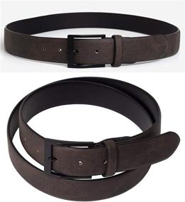 img 3 attached to 👗 Stwees Casual Leather Belts for Women: Style and Accessories in Belt Fashion