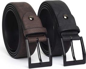 img 4 attached to 👗 Stwees Casual Leather Belts for Women: Style and Accessories in Belt Fashion