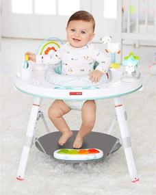 img 3 attached to 🌈 Skip Hop Baby Activity Center: Interactive Play Center with 3-Stage Grow-with-Me Functionality, Designed for Babies 4 Months and Up, Silver Lining Cloud