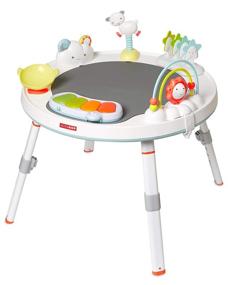 img 1 attached to 🌈 Skip Hop Baby Activity Center: Interactive Play Center with 3-Stage Grow-with-Me Functionality, Designed for Babies 4 Months and Up, Silver Lining Cloud