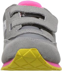 img 3 attached to 👟 Saucony Grid Fusion Hook-And-Loop Sneaker - Little Kid/Big Kid