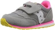 👟 saucony grid fusion hook-and-loop sneaker - little kid/big kid logo