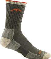 🧦 durable coolmax micro crew cushion socks for men - darn tough logo