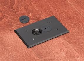 img 1 attached to Enhance Your Space with Arlington FLBR101BL 1 Electrical Outlet Installation