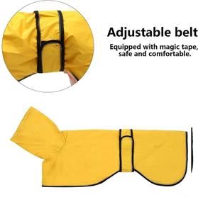 img 2 attached to Morezi Raincoat Reflective Resistant Adjustable Dogs for Apparel & Accessories