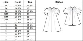 img 1 attached to 👗 Babeeni Smocked Dress for Infant Baby Toddler Girls: Vintage 1950s Style, Ruffle Sleeve, Hand Smocked and Embroidered