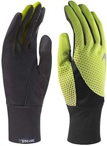 img 1 attached to Nike Dri Fit Tailwind Gloves Volt Black L