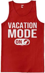 img 3 attached to Vacation Mode Mens Black X Large