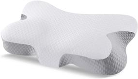 img 4 attached to KUVOCA Memory Foam Pillow for Neck and Shoulder Pain Relief – Orthopedic Contour Pillow for Side Sleepers, Back and Stomach Sleeping – Cervical Support Pillow for Better Sleep