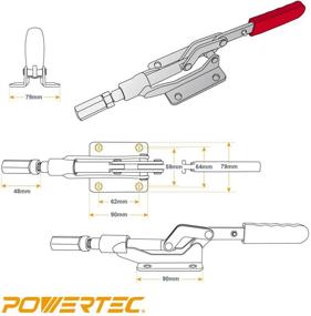 img 2 attached to 💪 Enhanced Toggle Capacity with POWERTEC 20314 Quick Release