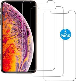 img 2 attached to 📱 Защитное стекло для экрана Ailun iPhone 11 Pro Max/Xs Max 3 шт. - 6,5 дюйма (выпуск 2019/2018) - стекло с закалкой, дружелюбное для чехла