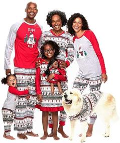 img 3 attached to Tkria Matching Pajamas Christmas Sleepwear Apparel & Accessories Baby Boys and Clothing