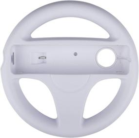 img 2 attached to 🎮 Enhance Your Racing Game Experience with 2Pack Mario Kart Steering Wheels for Nintendo Wii Remote!