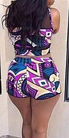 img 1 attached to 👙 Flaunt your Style with PiePieBuy Womens Plus Size African Print Inspired Two Piece Bikini Bathing Suit - Sizes L-4XL