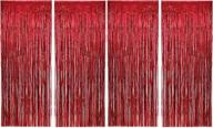 allgala metalic backdrop curtains décor red bd52505 logo