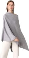 🧣 pashmina cashmere women's accessories: asymmetrical ponchos + cashmere logo