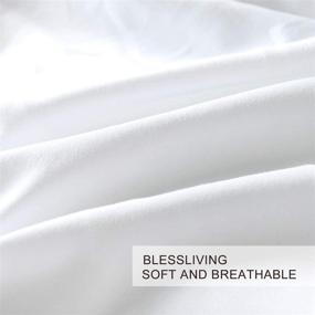 img 3 attached to BlessLiving Pink Teen Girl 3D Pastel Rainbow Marble Twin Size Bed Sheet Sets – Premium 🌈 Quality 1800 Microfiber, Non-Fade & Breathable Bedding with 1 Flat Sheet, 1 Fitted Sheet, and 2 Shams