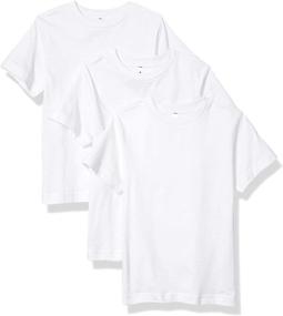 img 2 attached to AquaGuard Heavyweight Ringspun T Shirt 3 Charcoal Boys' Clothing in Tops, Tees & Shirts