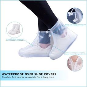 img 2 attached to 🧦 Защитные накладки на обувь: удобные одноразовые надевающиеся