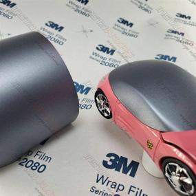 img 4 attached to 🚗 5 Sq/ft Car Wrap Vinyl Film - 3M 1080 M21 Matte Silver - 5ft x 1ft