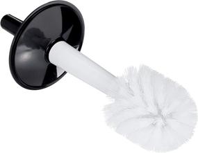 img 2 attached to 🚽 Amazon Basics Liquid Black Toilet Bowl Brush Set with Holder