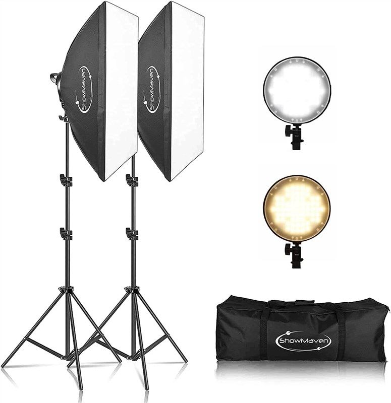 showmaven photography bi color dimmable temperature camera & photo logo
