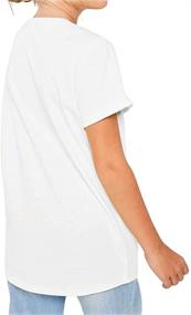 img 3 attached to Oftalle Girls Shirt Sleeve Casual