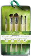 ecotools daily defined makeup brushes for eyes: complete set of 5 with beauty cards and storage tray logo