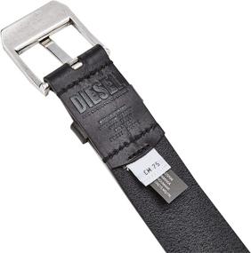 img 2 attached to Stylish Diesel Men's Chestnut Argento America Belts for Men's Accessories