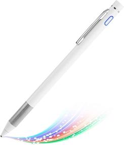 img 4 attached to ✍️ White Stylus Pen for Acer Chromebook Spin 11 Touchscreen, Rsepvwy Active Stylus Digital Pen with 1.5mm Ultra Fine Tip, Stylist Pencil for Acer Chromebook Spin 11 Touchscreen Pen