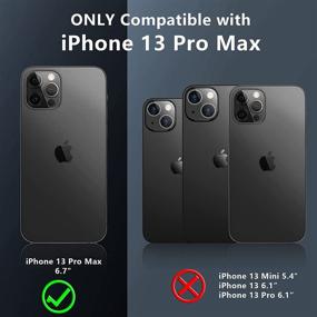 img 3 attached to 📱 gogorelax iPhone 13 Pro Max Case - [Military Grade Protection], Translucent Matte Clear Back with Soft TPU Edge, Anti-fingerprint & Anti-scratch Slim Fit Cover in Black