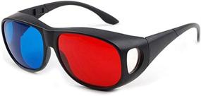 img 3 attached to Solarson 3D Glasses: Red Blue 3D Glasses with Case - Ideal for All 3D Movies, Games, and TV